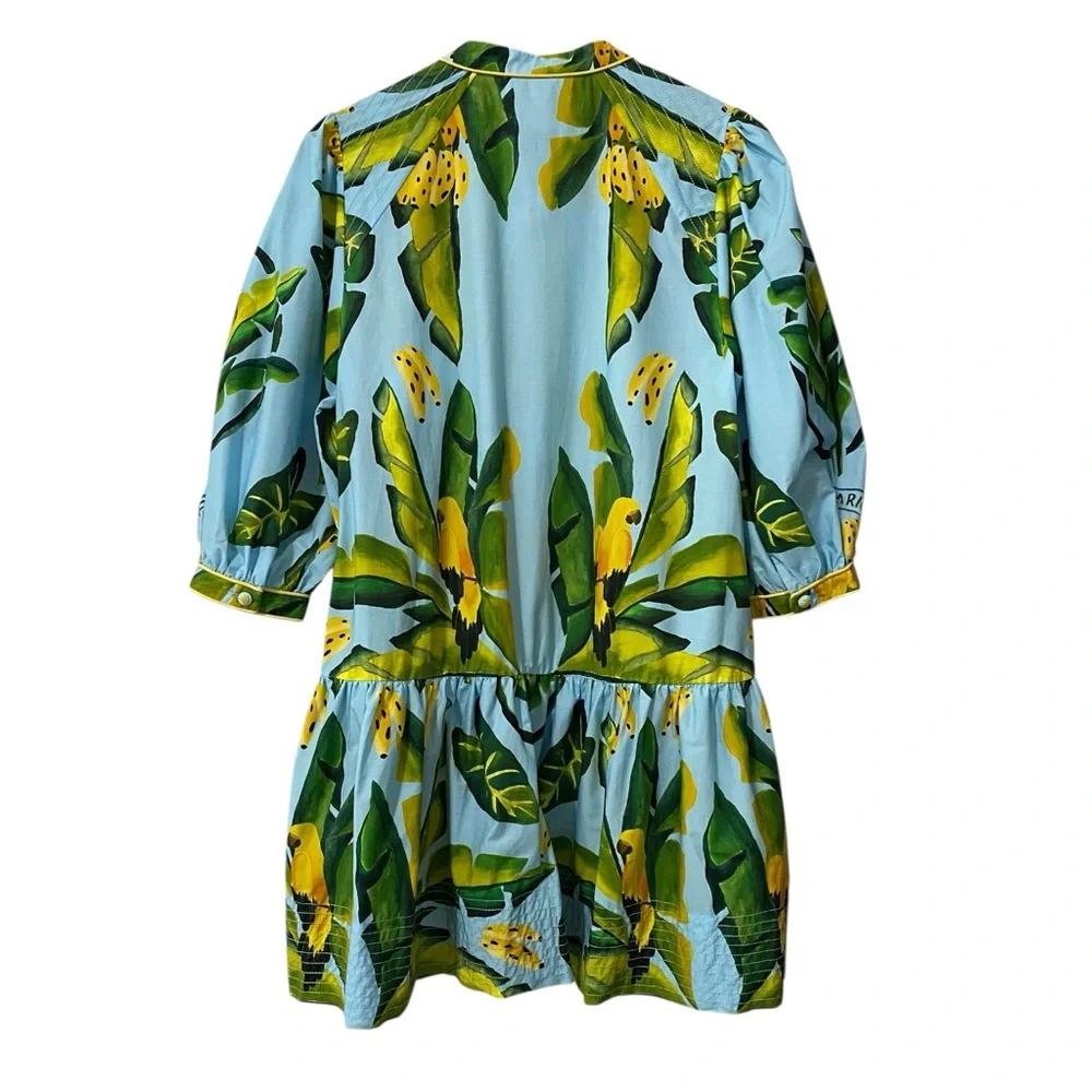NWT FARM Rio Summer Foliage Dress Size M - Picture 6 of 10